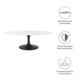 Lippa 48" Oval Coffee Table by Lefancy