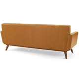 Engage Top-Grain Leather Living Room Lounge Sofa by Lefancy