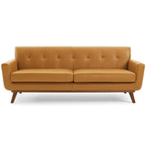 Engage Top-Grain Leather Living Room Lounge Sofa by Lefancy