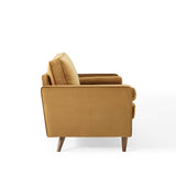 Valour Performance Velvet Sofa by Lefancy