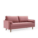 Valour Performance Velvet Sofa by Lefancy