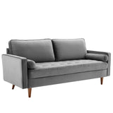 Valour Performance Velvet Sofa by Lefancy