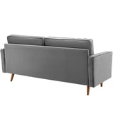 Valour Performance Velvet Sofa by Lefancy