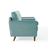 Valour Performance Velvet Sofa by Lefancy