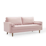 Valour Performance Velvet Sofa by Lefancy
