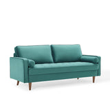 Valour Performance Velvet Sofa by Lefancy