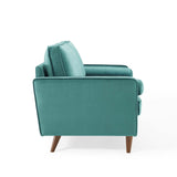 Valour Performance Velvet Sofa by Lefancy