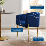 Savour Tufted Performance Velvet Accent Chair by Lefancy