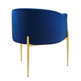 Savour Tufted Performance Velvet Accent Chair by Lefancy