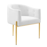 Savour Tufted Performance Velvet Accent Chair by Lefancy