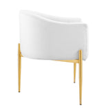 Savour Tufted Performance Velvet Accent Chair by Lefancy