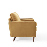 Valour Performance Velvet Loveseat by Lefancy