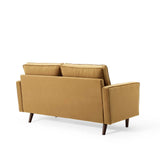 Valour Performance Velvet Loveseat by Lefancy