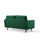 Valour Performance Velvet Loveseat by Lefancy