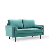 Valour Performance Velvet Loveseat by Lefancy