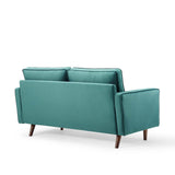 Valour Performance Velvet Loveseat by Lefancy