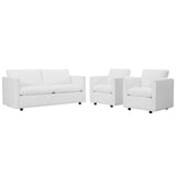 Activate 3 Piece Upholstered Fabric Set by Lefancy