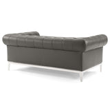 Idyll 3 Piece Tufted Upholstered Leather Set by Lefancy