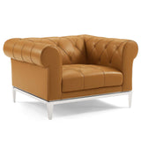 Idyll 3 Piece Tufted Upholstered Leather Set by Lefancy