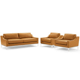 Harness 3 Piece Stainless Steel Base Leather Set by Lefancy
