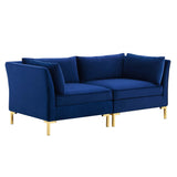 Ardent Performance Velvet Loveseat by Lefancy