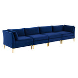 Ardent 4-Seater Performance Velvet Sofa by Lefancy