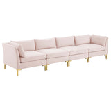 Ardent 4-Seater Performance Velvet Sofa by Lefancy