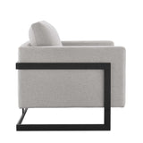Posse Upholstered Fabric Accent Chair by Lefancy