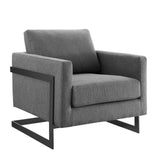 Posse Upholstered Fabric Accent Chair by Lefancy