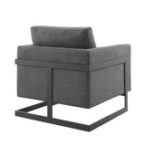 Posse Upholstered Fabric Accent Chair by Lefancy