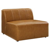 Bartlett Vegan Leather Armless Chair by Lefancy