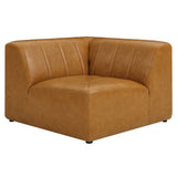 Bartlett Vegan Leather Corner Chair by Lefancy