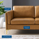 Kaiya Vegan Leather Sofa by Lefancy