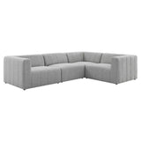 Bartlett 4-Piece Upholstered Fabric Sectional Sofa by Lefancy