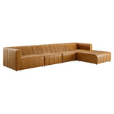 Bartlett 5-Piece Vegan Leather Sectional Sofa by Lefancy