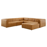 Bartlett 6-Piece Vegan Leather Sectional Sofa by Lefancy