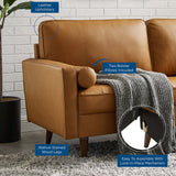 Valour Leather Sofa by Lefancy