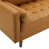 Valour Leather Sofa by Lefancy