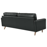 Valour 81" Leather Sofa by Lefancy