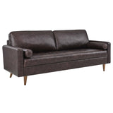 Valour 81" Leather Sofa by Lefancy