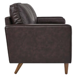 Valour 81" Leather Sofa by Lefancy