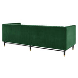 Devote Channel Tufted Performance Velvet Sofa by Lefancy