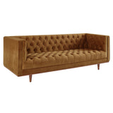 Elation Tufted Performance Velvet Sofa by Lefancy