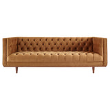 Elation Tufted Performance Velvet Sofa by Lefancy