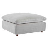 Commix 4-Piece Down Filled Overstuffed Performance Velvet Sectional Sofa by Lefancy