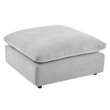 Commix 4-Piece Down Filled Overstuffed Performance Velvet Sectional Sofa by Lefancy