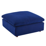 Commix 4-Piece Down Filled Overstuffed Performance Velvet Sectional Sofa by Lefancy
