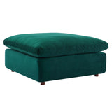 Commix 5-Piece Down Filled Overstuffed Performance Velvet Sectional Sofa by Lefancy
