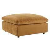Commix 6-Piece Down Filled Overstuffed Performance Velvet Sectional Sofa by Lefancy