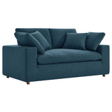 Commix Down Filled Overstuffed Loveseat by Lefancy